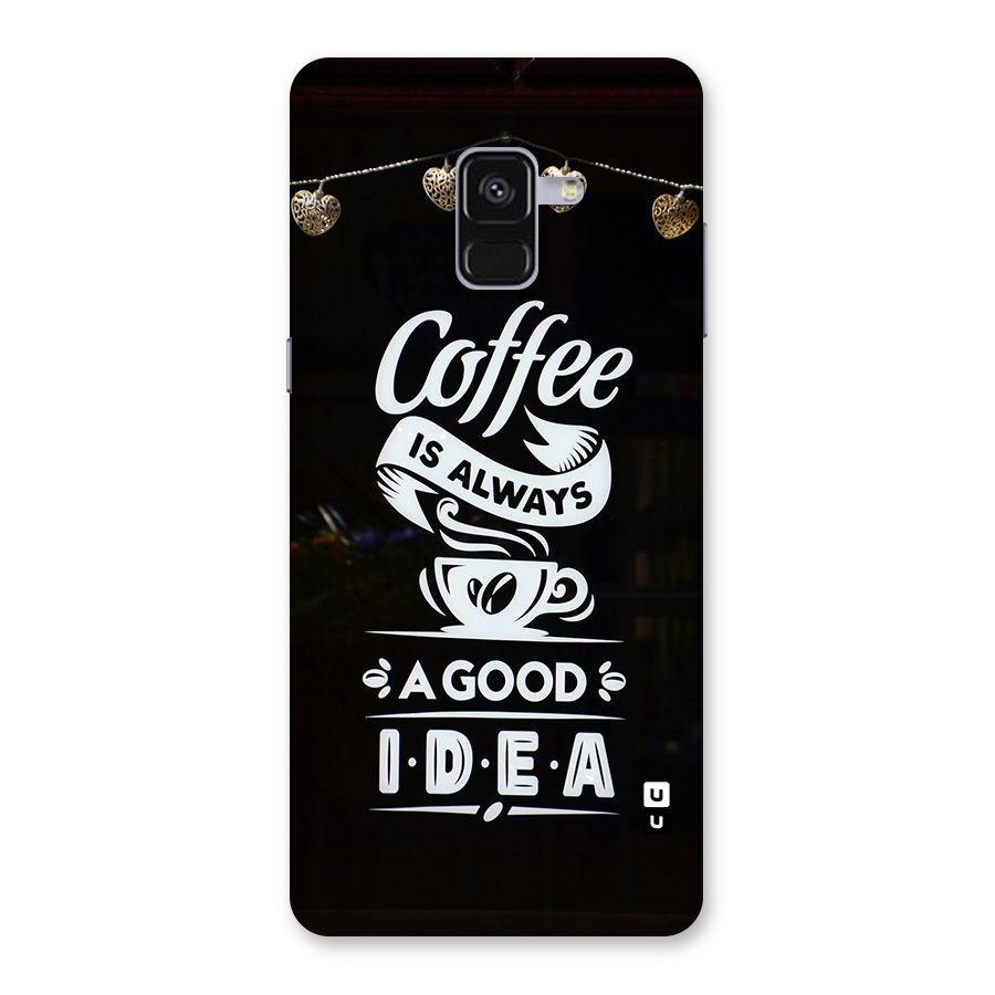 Coffee Idea Back Case for Galaxy A8 Plus