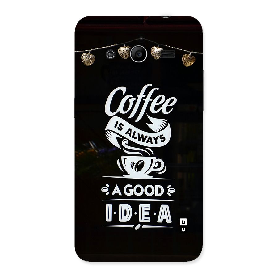 Coffee Idea Back Case for Galaxy Core 2
