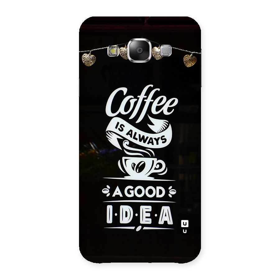 Coffee Idea Back Case for Galaxy E5