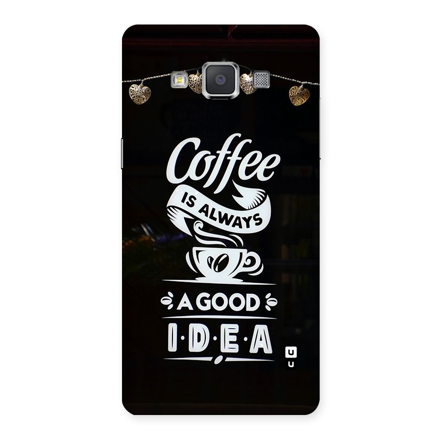 Coffee Idea Back Case for Galaxy Grand Max