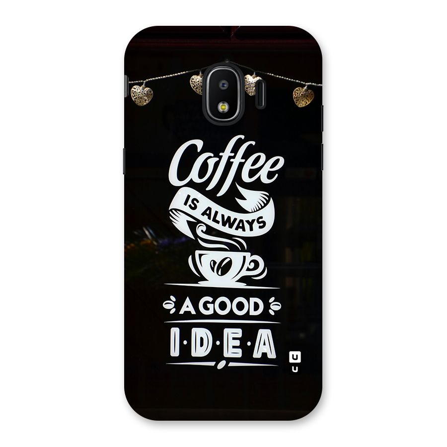 Coffee Idea Back Case for Galaxy J2 Pro 2018
