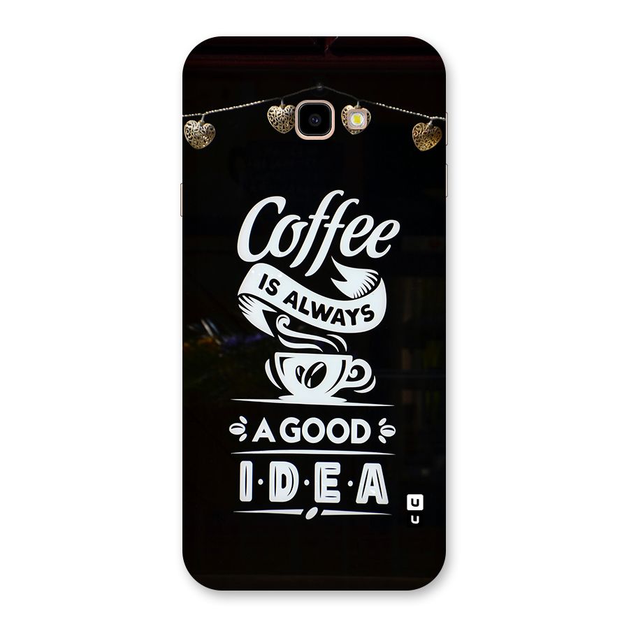 Coffee Idea Back Case for Galaxy J4 Plus