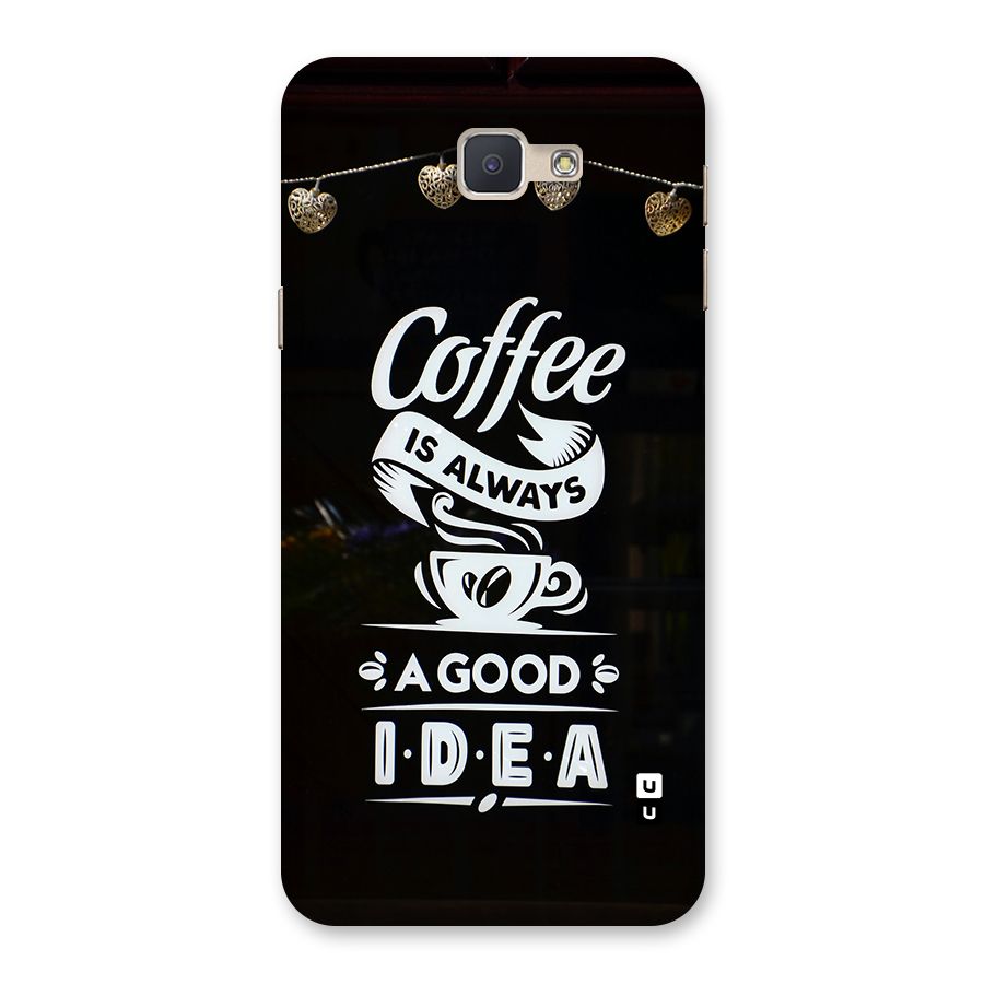 Coffee Idea Back Case for Galaxy J5 Prime