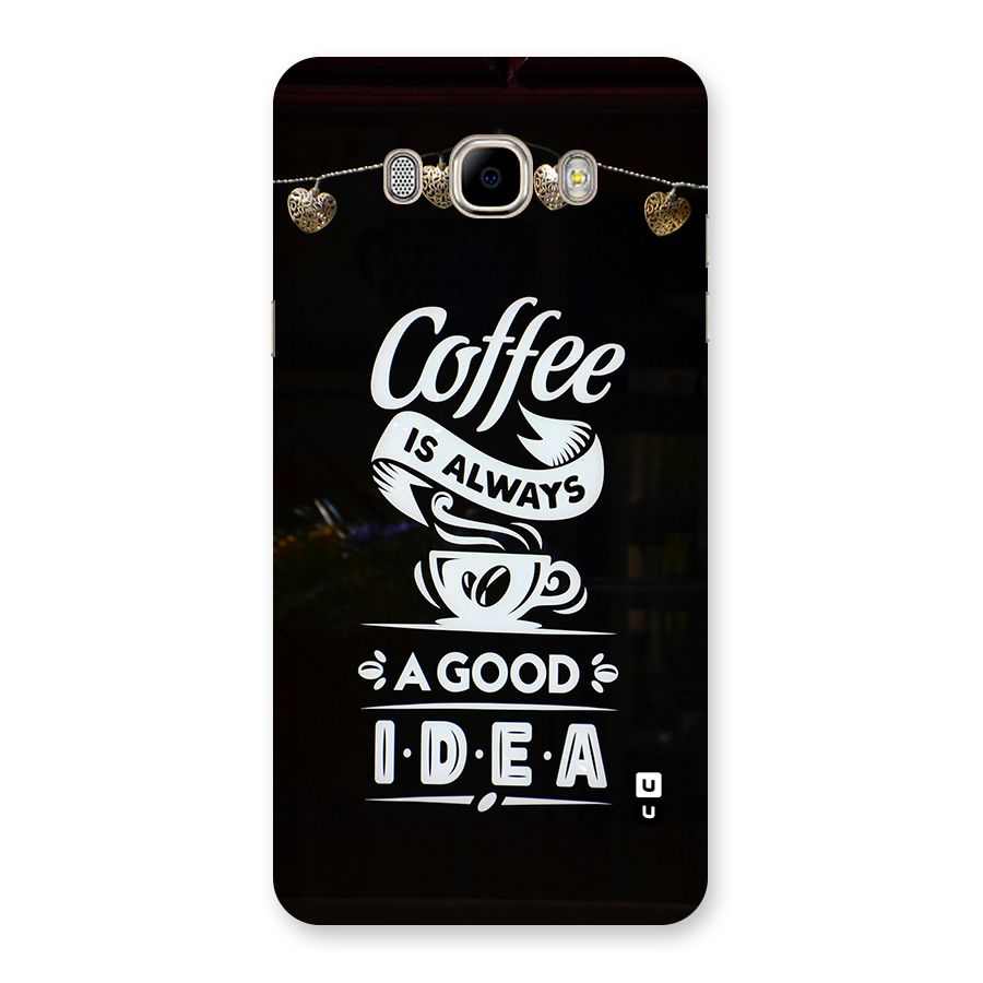 Coffee Idea Back Case for Galaxy J7 2016