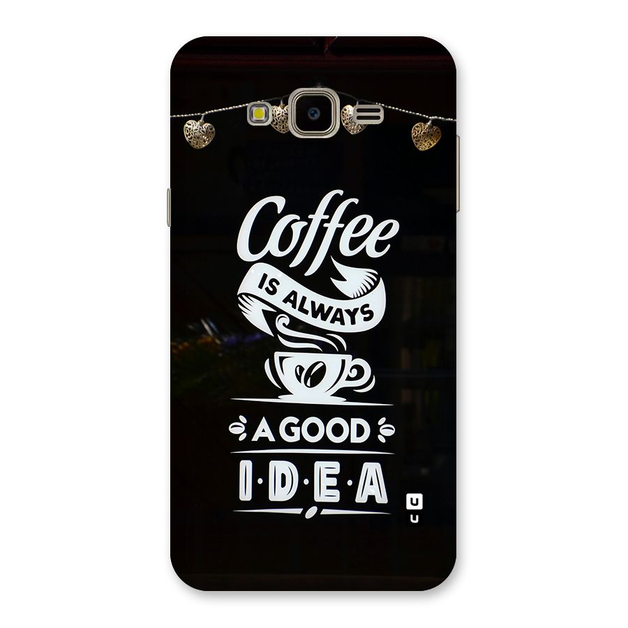 Coffee Idea Back Case for Galaxy J7 Nxt