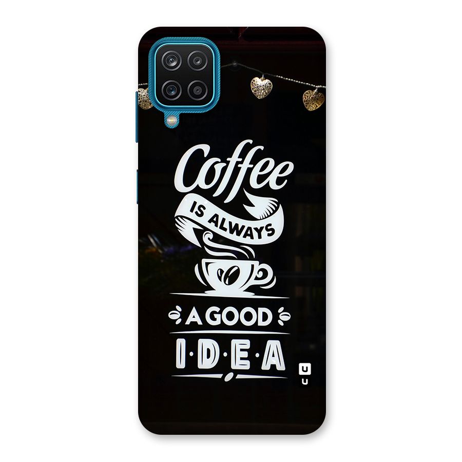 Coffee Idea Back Case for Galaxy M12
