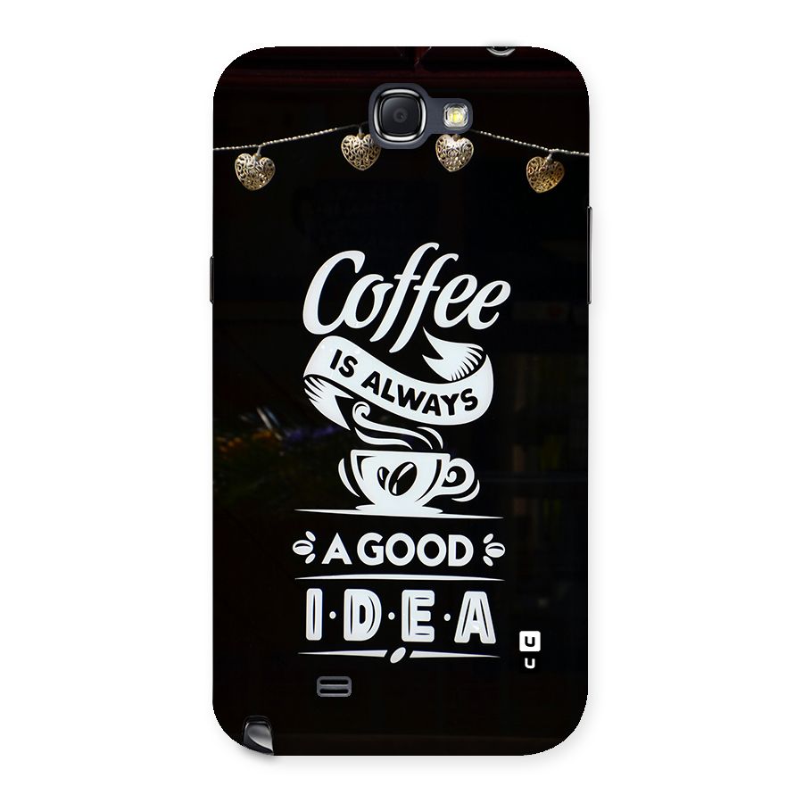 Coffee Idea Back Case for Galaxy Note 2