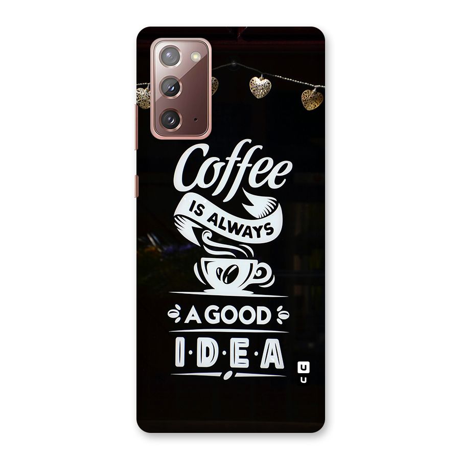 Coffee Idea Back Case for Galaxy Note 20