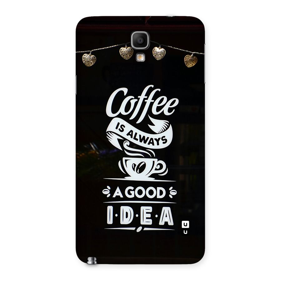 Coffee Idea Back Case for Galaxy Note 3 Neo
