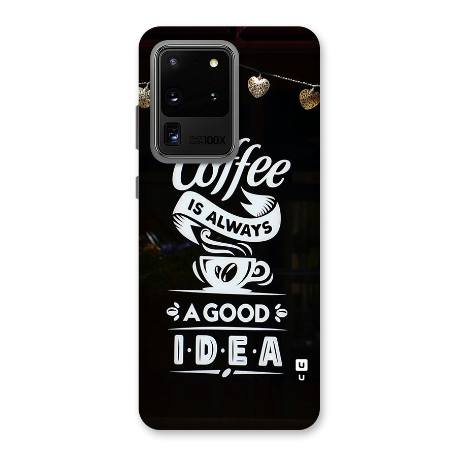 Coffee Idea Back Case for Galaxy S20 Ultra