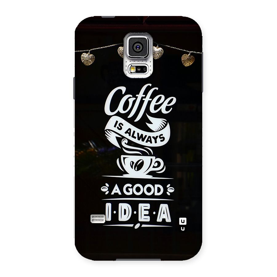 Coffee Idea Back Case for Galaxy S5