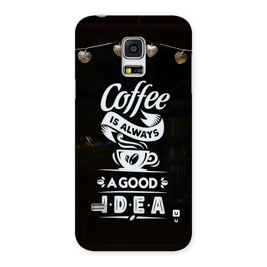 Coffee Idea Back Case for Galaxy S5 Mini