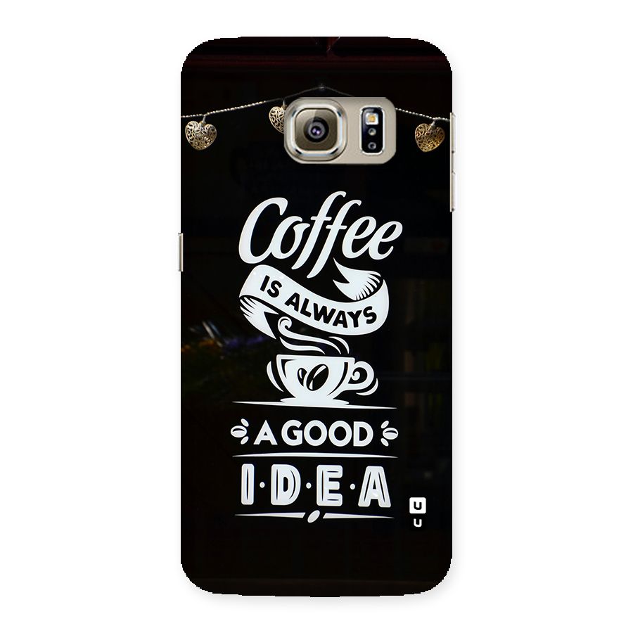 Coffee Idea Back Case for Galaxy S6 edge