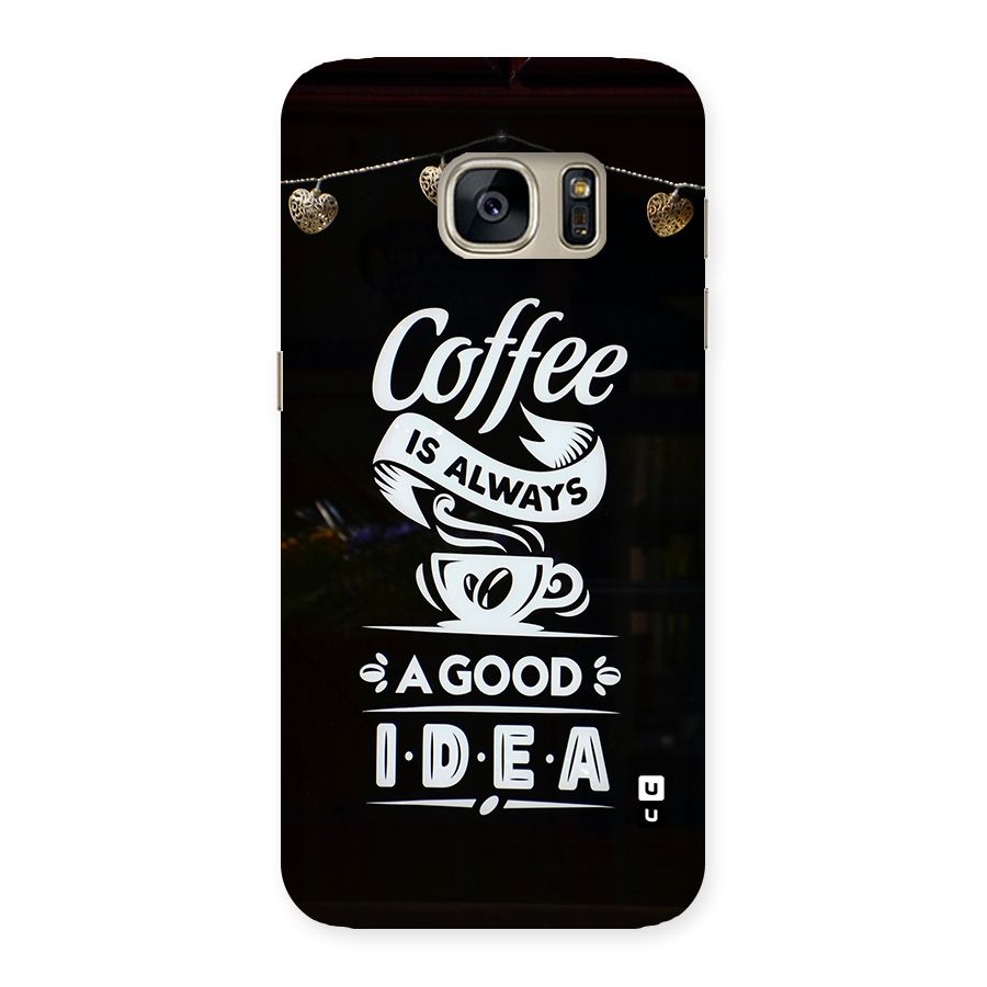 Coffee Idea Back Case for Galaxy S7