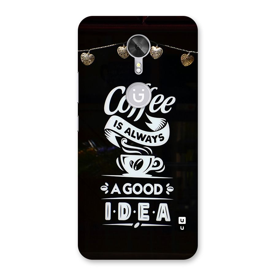 Coffee Idea Back Case for Gionee A1