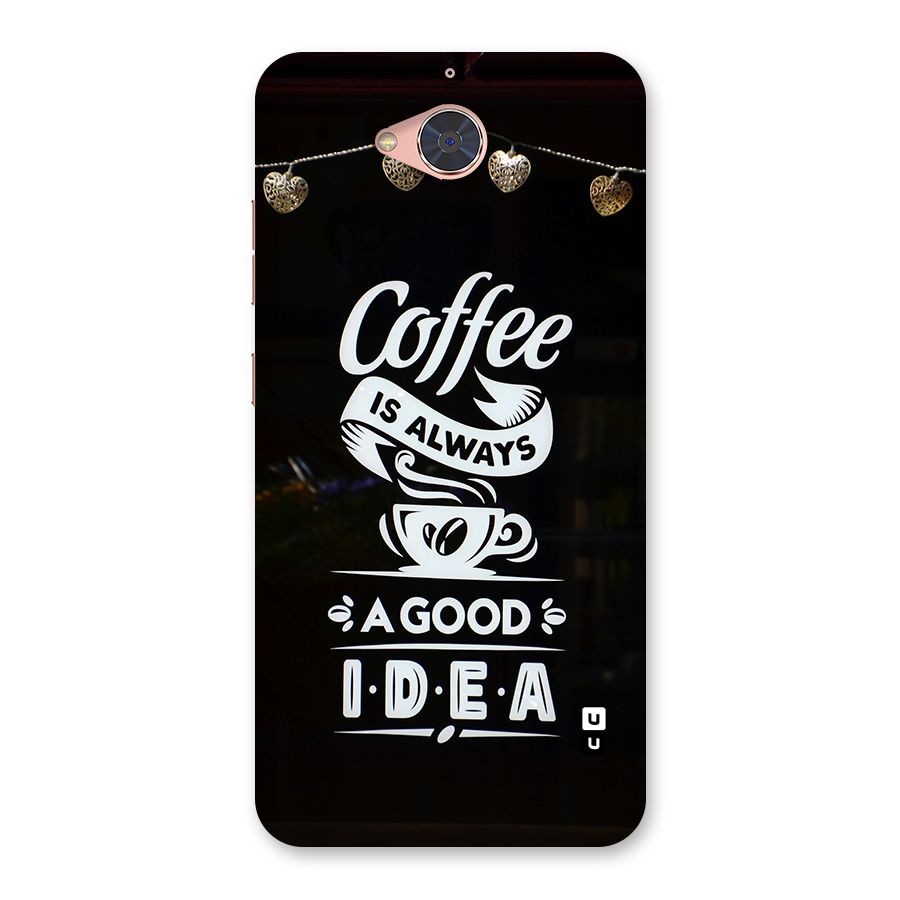 Coffee Idea Back Case for Gionee S6 Pro