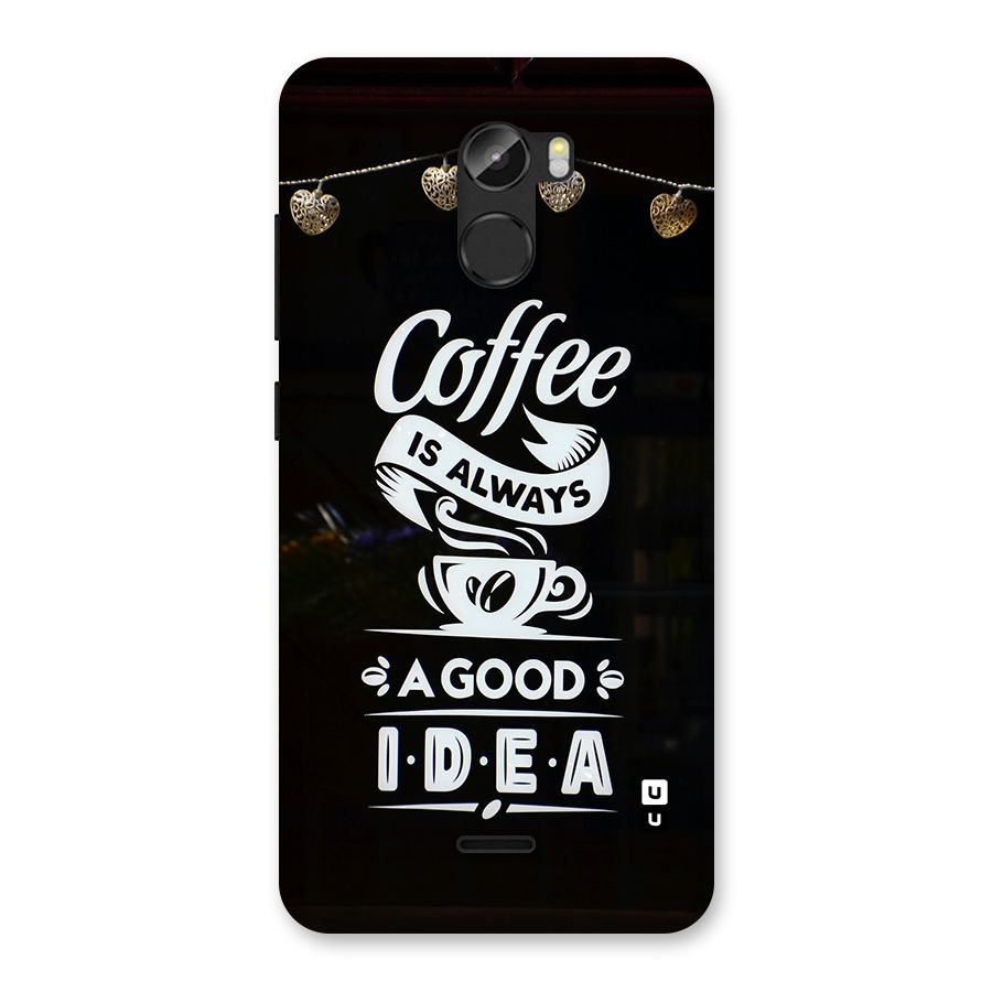 Coffee Idea Back Case for Gionee X1