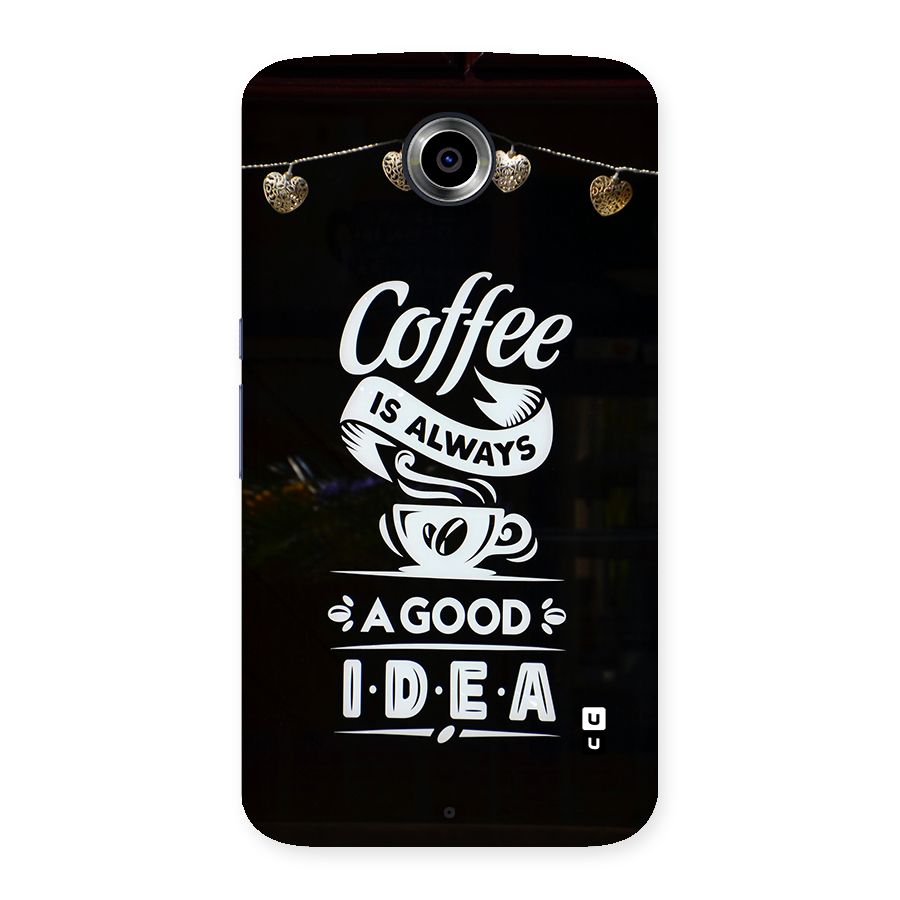 Coffee Idea Back Case for Google Nexus 6