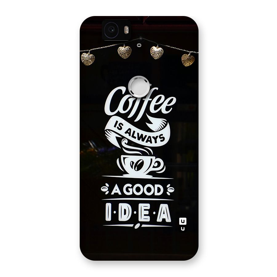 Coffee Idea Back Case for Google Nexus 6P