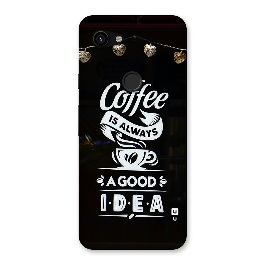 Coffee Idea Back Case for Google Pixel 3a