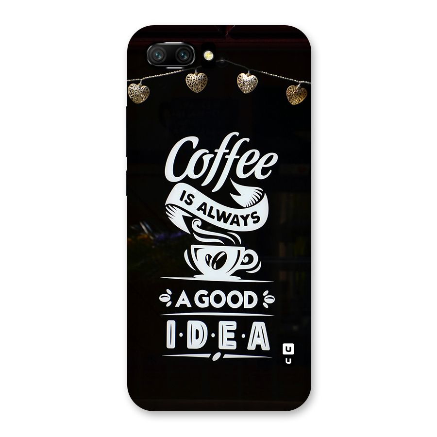 Coffee Idea Back Case for Honor 10