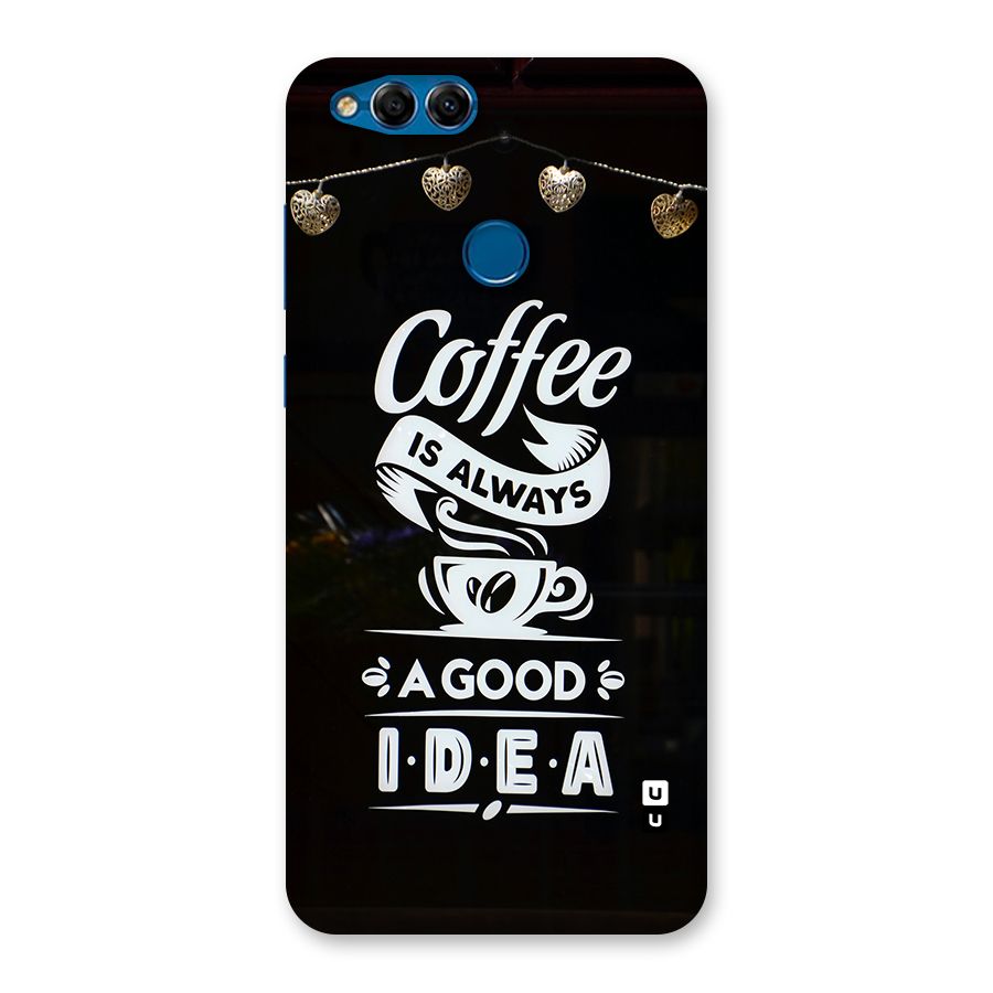 Coffee Idea Back Case for Honor 7X