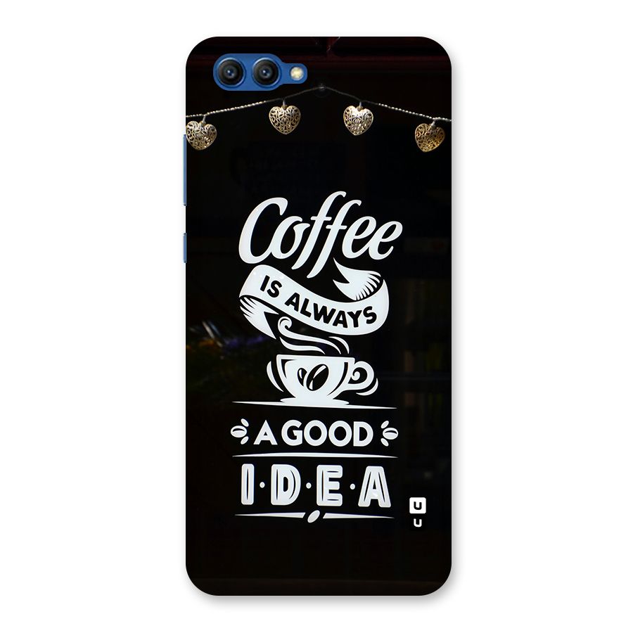 Coffee Idea Back Case for Honor View 10