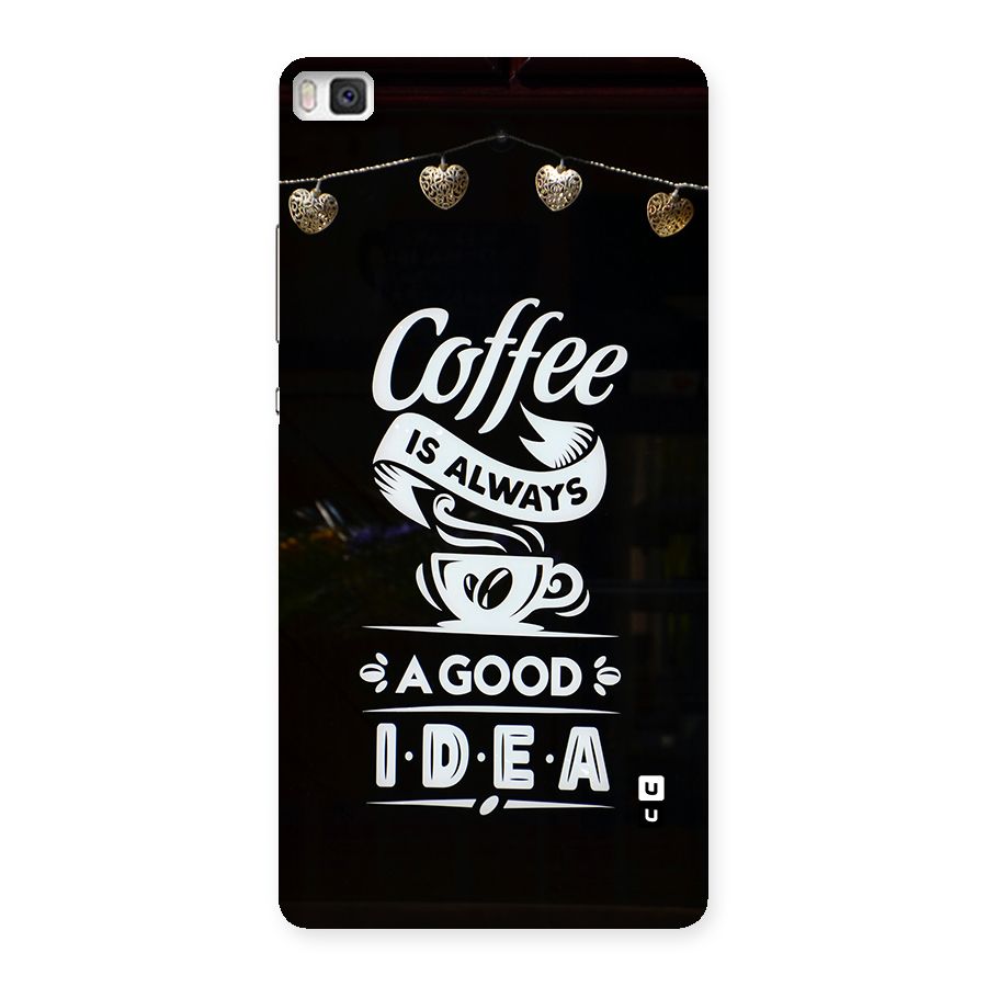 Coffee Idea Back Case for Huawei P8