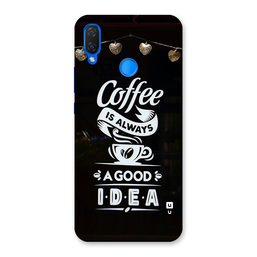 Coffee Idea Back Case for Huawei P Smart+
