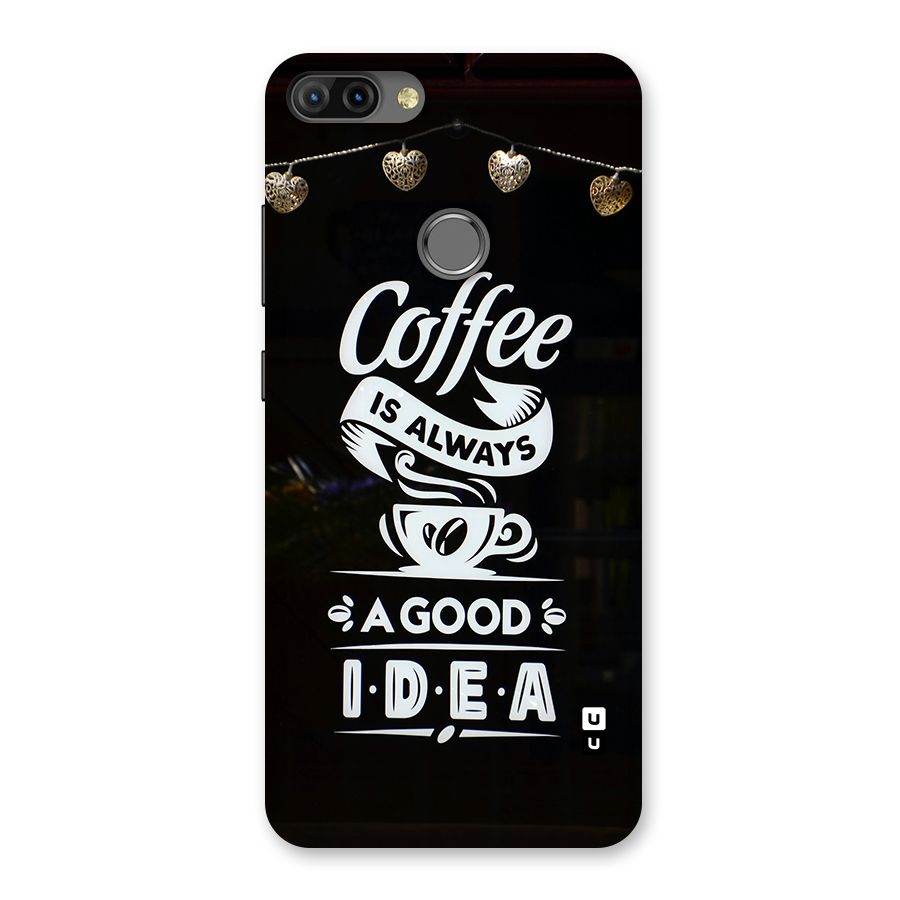 Coffee Idea Back Case for Infinix Hot 6 Pro