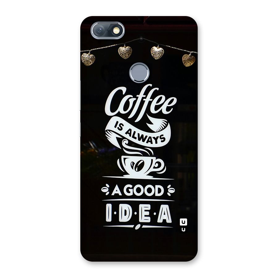 Coffee Idea Back Case for Infinix Note 5