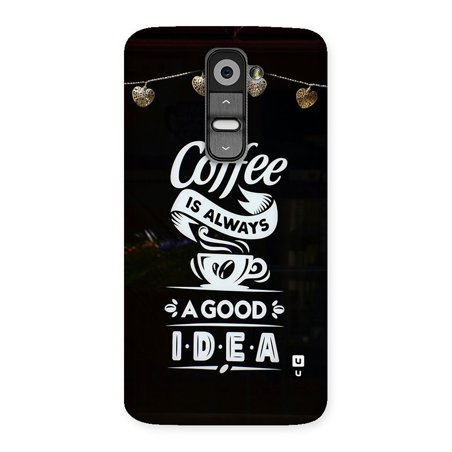 Coffee Idea Back Case for LG G2