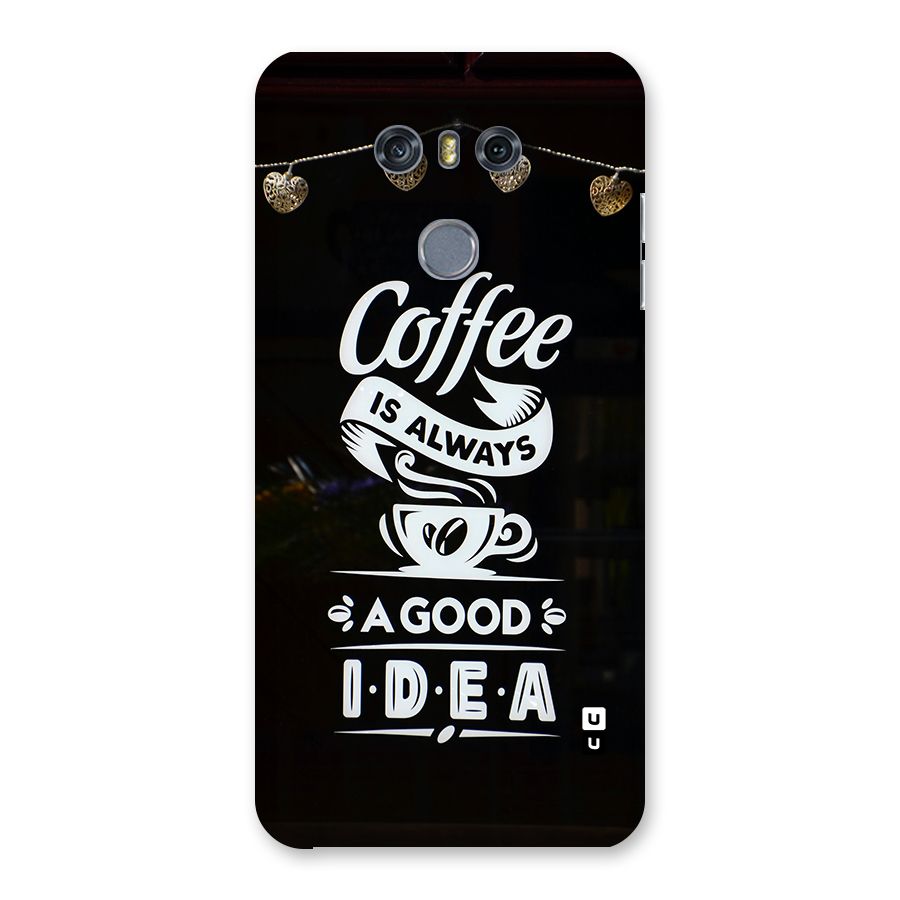 Coffee Idea Back Case for LG G6