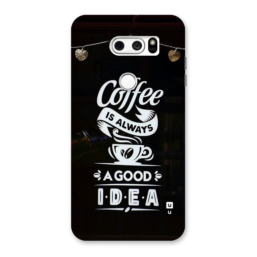 Coffee Idea Back Case for LG V30