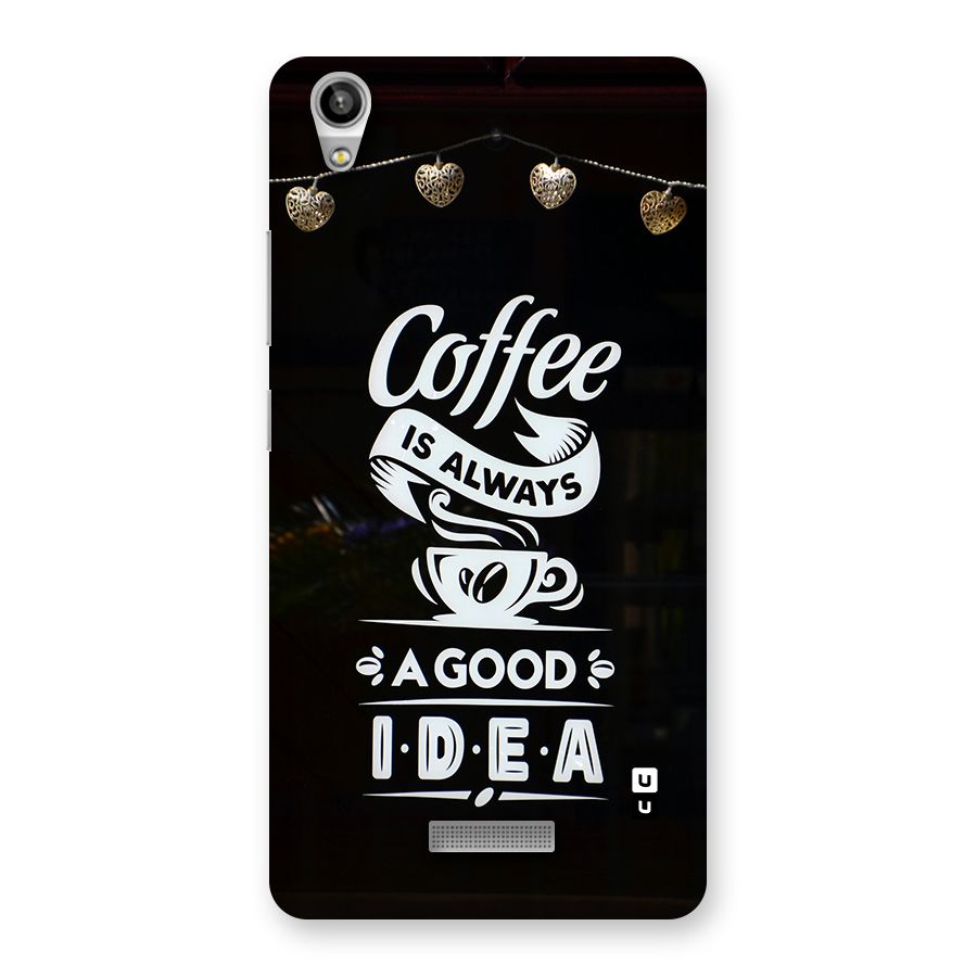 Coffee Idea Back Case for Lava Pixel V1