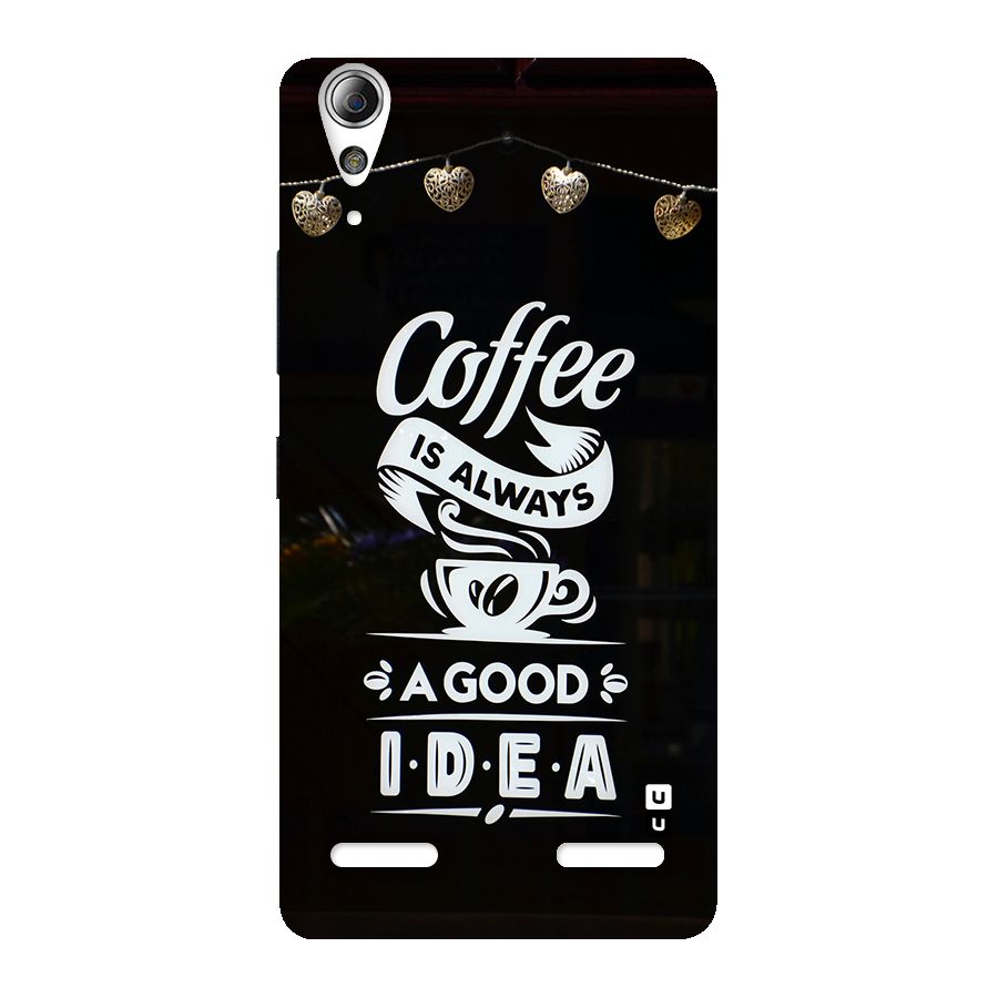 Coffee Idea Back Case for Lenovo A6000