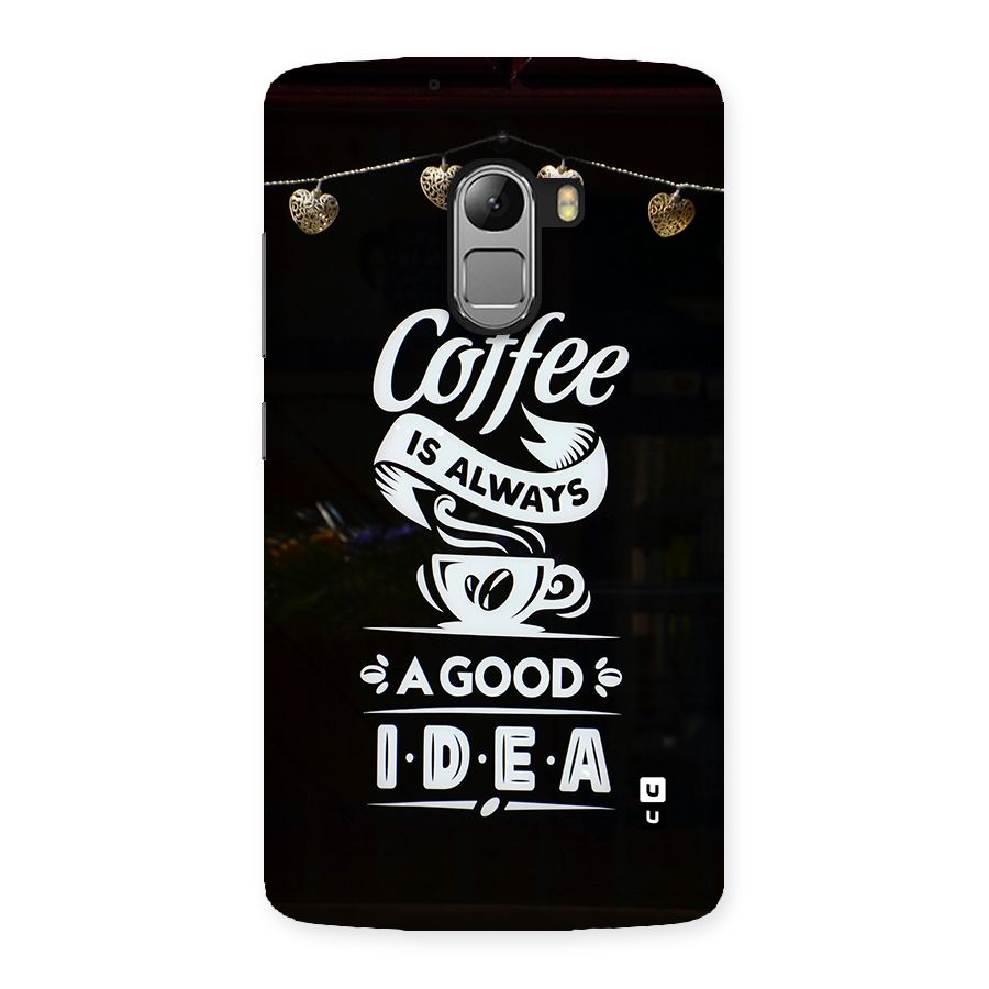 Coffee Idea Back Case for Lenovo K4 Note