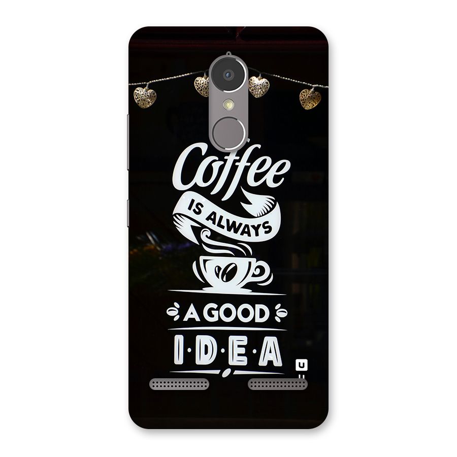 Coffee Idea Back Case for Lenovo K6