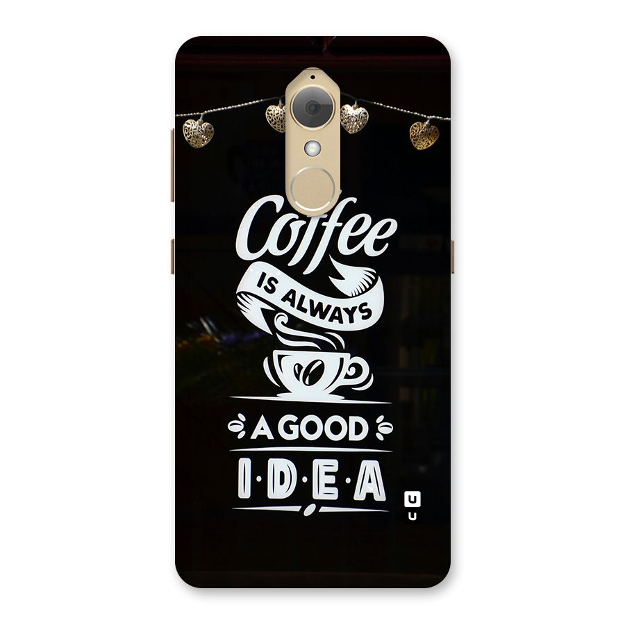 Coffee Idea Back Case for Lenovo K8