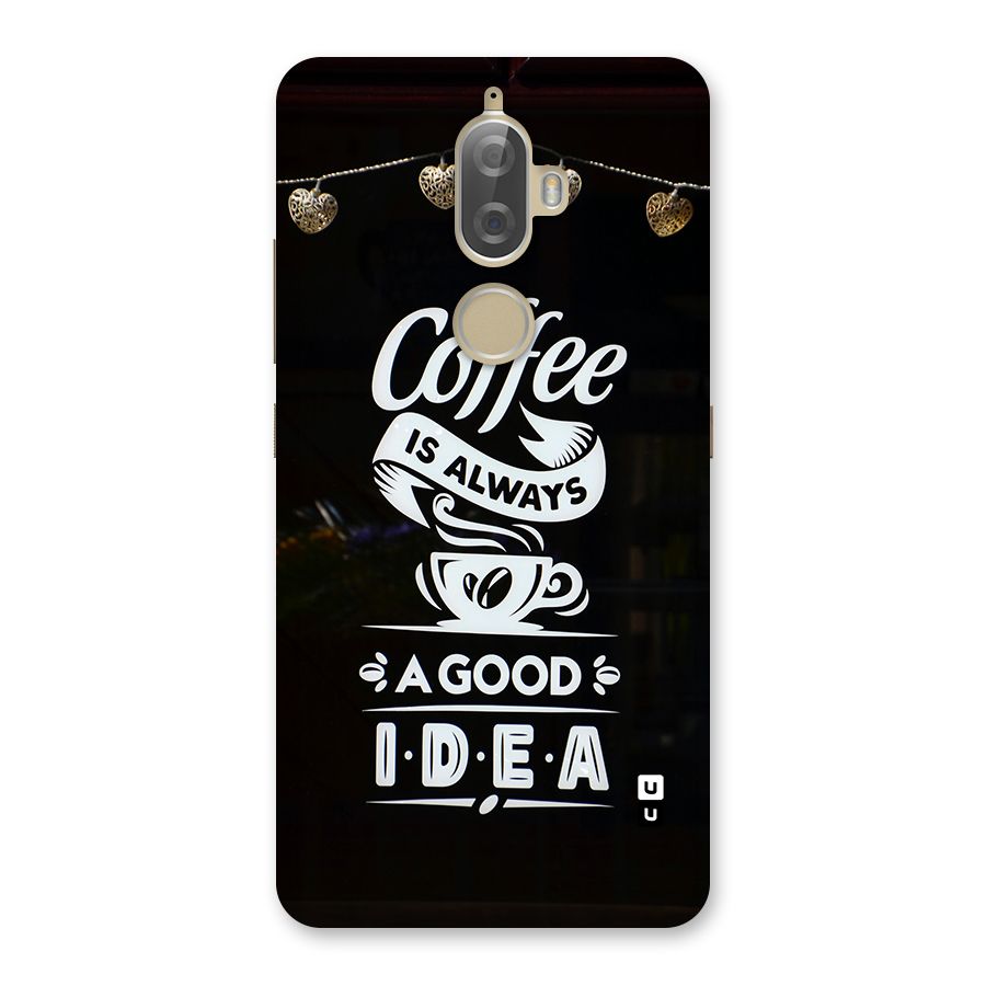 Coffee Idea Back Case for Lenovo K8 Plus
