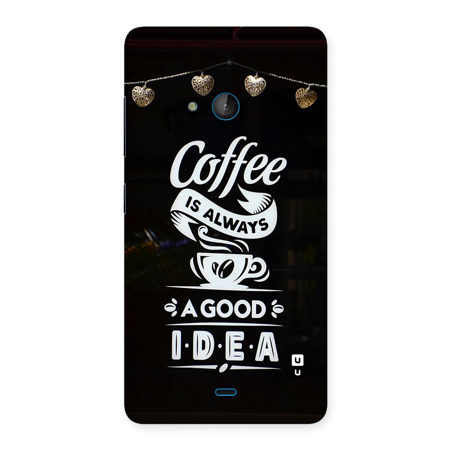Coffee Idea Back Case for Lumia 540