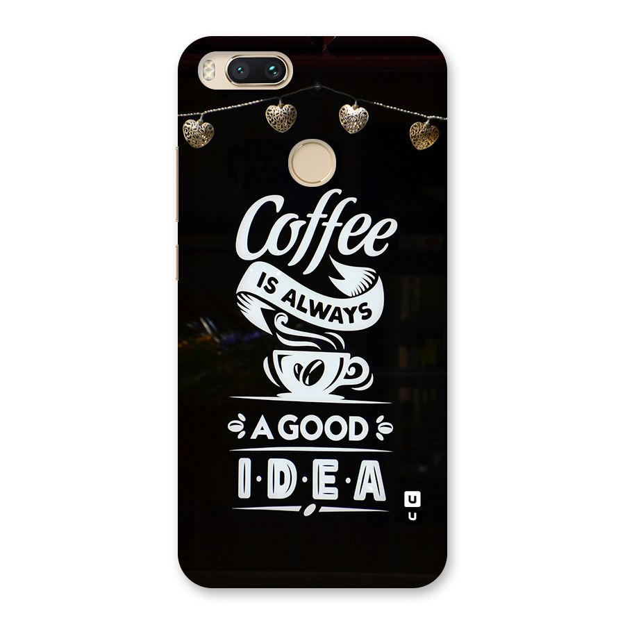 Coffee Idea Back Case for Mi A1