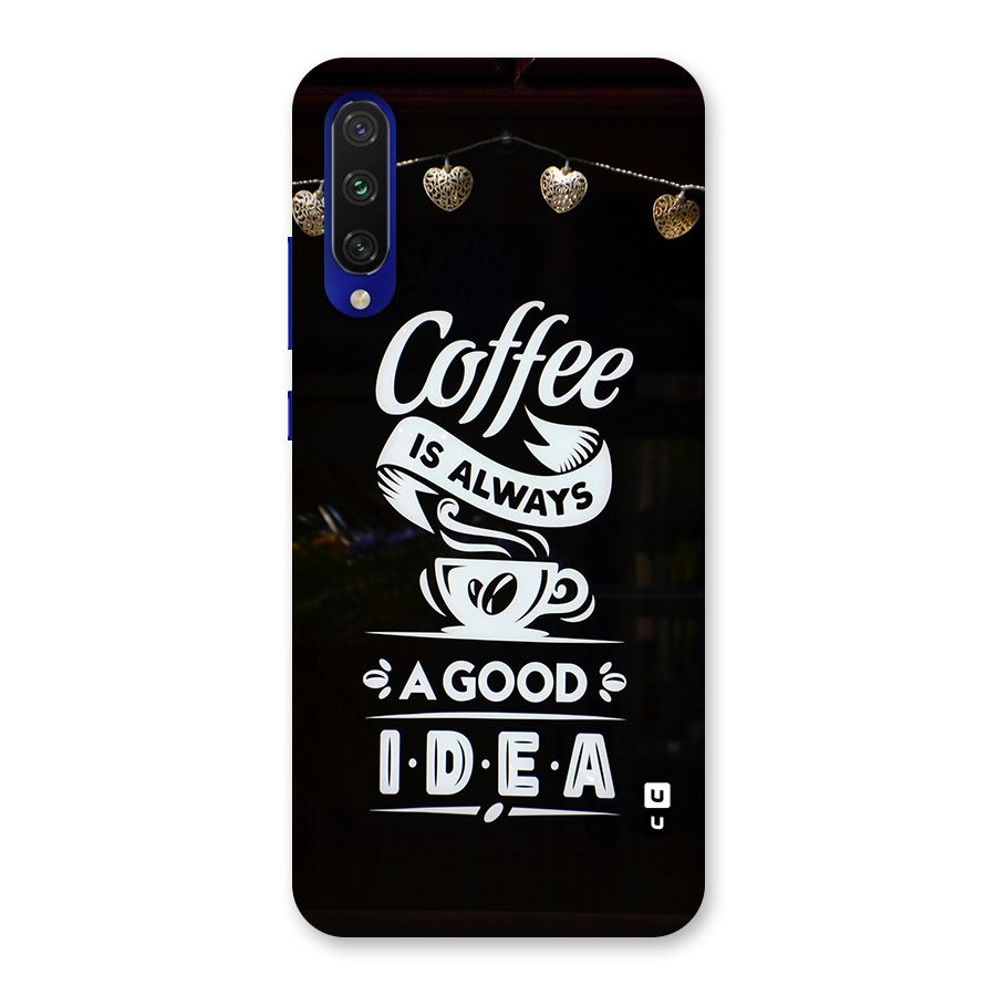 Coffee Idea Back Case for Mi A3