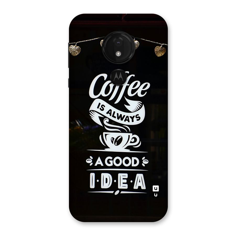 Coffee Idea Back Case for Moto G7 Power