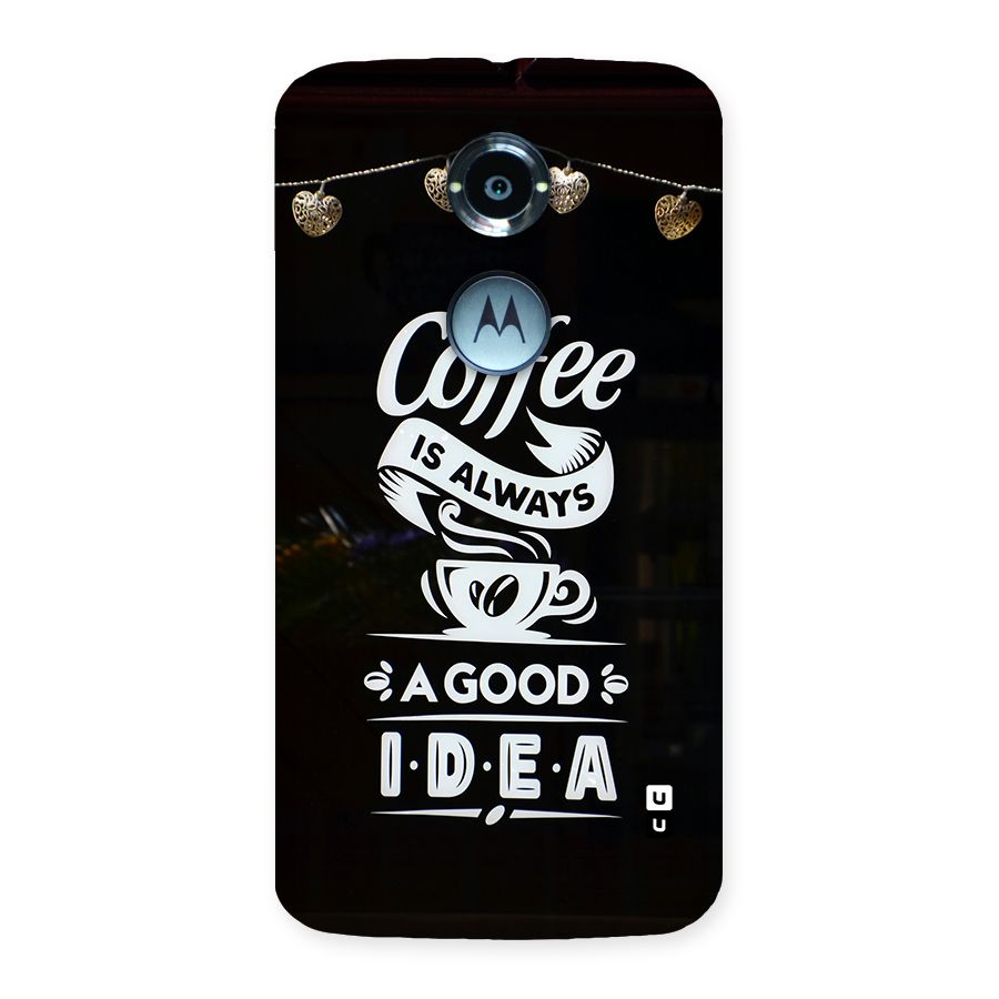 Coffee Idea Back Case for Moto X2