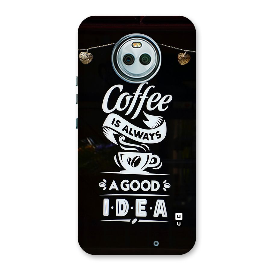 Coffee Idea Back Case for Moto X4