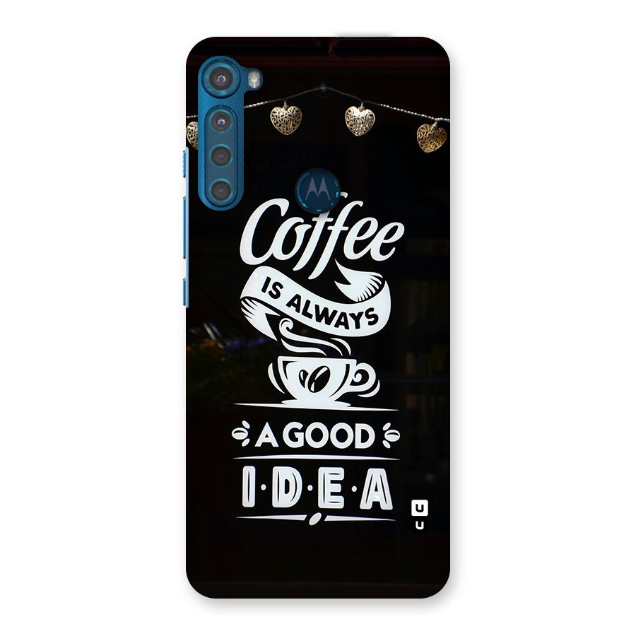 Coffee Idea Back Case for Motorola One Fusion Plus