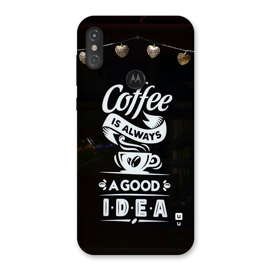 Coffee Idea Back Case for Motorola One Power