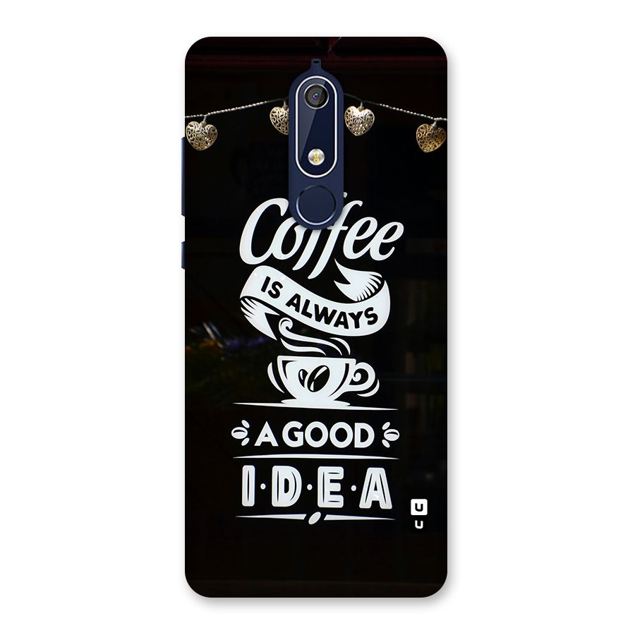 Coffee Idea Back Case for Nokia 5.1