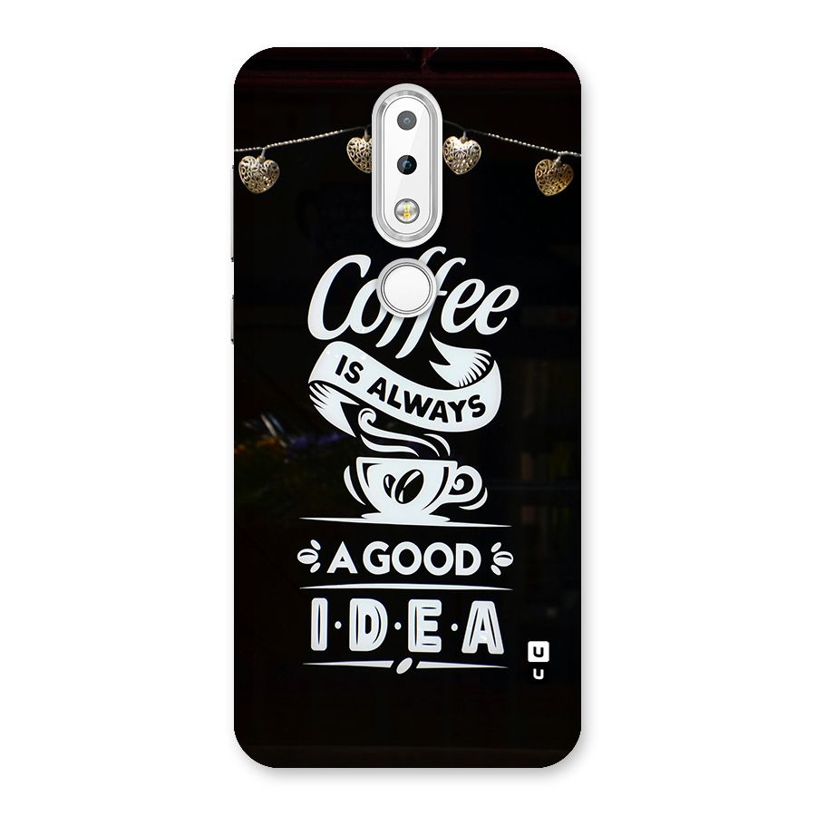 Coffee Idea Back Case for Nokia 6.1 Plus